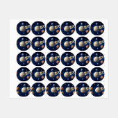 Solar System Montage Etiketten (Blatt)