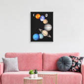 Solar System Montage JPL Planet-Foto Leinwanddruck (Insitu (Wohnzimmer))