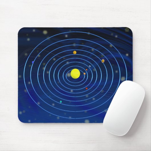 Solar System Mousepad (Mit Mouse)