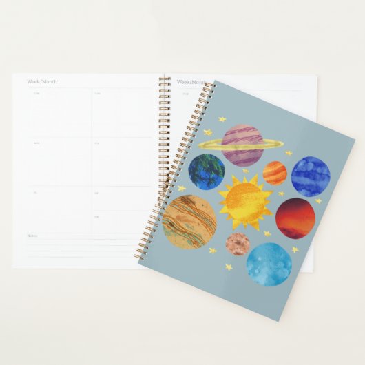 Solar System Notebook | Space Planets Educational  Planer (Anzeige)