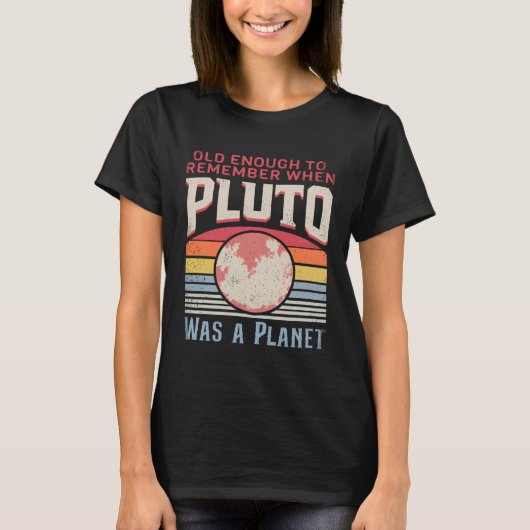 Solar System old enough Pluto Space and Planets Sc T-Shirt (Vorderseite)