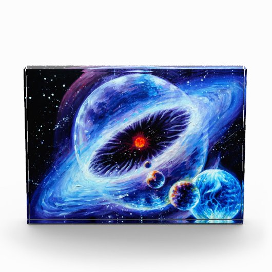 Solar system paperweight fotoblock (Vorderseite)
