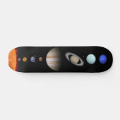 Solar System planar Skate Deck Skateboard (Horizontal)