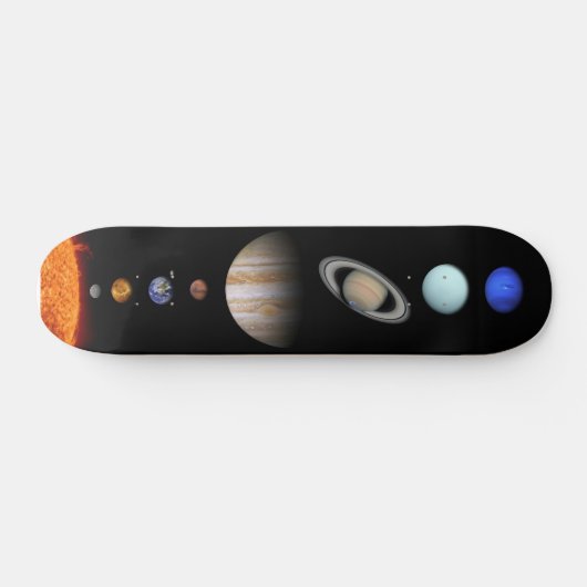 Solar System planar Skate Deck Skateboard (Horizontal)