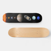 Solar System planar Skate Deck Skateboard (Horizontal)