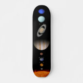 Solar System planar Skate Deck Skateboard (Vorne)