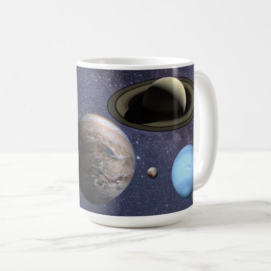 Solar system planets kaffeetasse (VorderseiteRechts)