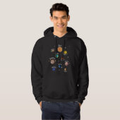 Solar System Planets Kids Knowledge Outer Space Hoodie (Vorne ganz)