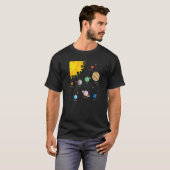 Solar System Planets Science Space Astrologie Univ T-Shirt (Vorne ganz)