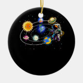 Solar System Planets Science Space Astronaut Unifo Keramik Ornament (Vorne)