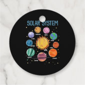 Solar System Planets Science Space Boys Girls STEM Geschenkanhänger (Rückseite)