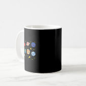 Solar System Planets Science Space Boys Girls Stem Kaffeetasse (Vorderseite Links)