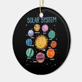 Solar System Planets Science Space Boys Girls STEM Keramik Ornament (Links)