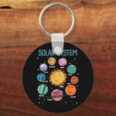 Solar System Planets Science Space Boys Girls STEM Schlüsselanhänger (Vorderseite)