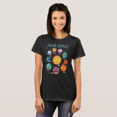 Solar System Planets Science Space Boys Girls STEM T-Shirt (Vorne ganz)