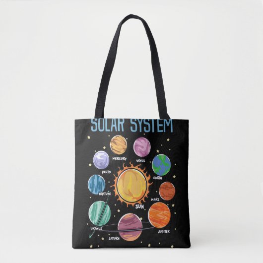 Solar System Planets Science Space Boys Girls STEM Tasche (Vorderseite)