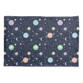 Solar System Planets Seamless Pattern Kissenbezug (Rückseite)