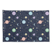 Solar System Planets Seamless Pattern Kissenbezug (Rückseite-Rechts)