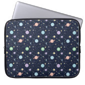 Solar System Planets Seamless Pattern Laptopschutzhülle (Vorderseite)