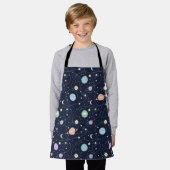 Solar System Planets Seamless Pattern Schürze (Getragen)