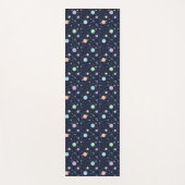 Solar System Planets Seamless Pattern Yogamatte (Vorderseite)