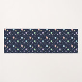 Solar System Planets Seamless Pattern Yogamatte (Vorderseite (Horizontal))