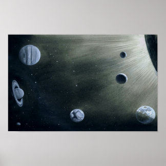 solar system poster