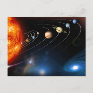 "Solar System" Postkarte