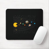 Solar System Video Game Funny Graphic Tees Planet  Mousepad (Mit Mouse)