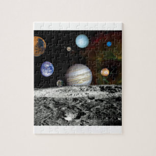 Solar System Voyager-Bilder Montage Space-Fotos Puzzle