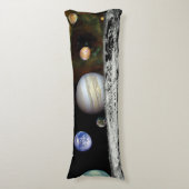 Solar System Voyager-Bilder Montage Space-Fotos Seitenschläferkissen (Vorderseite Vertikal)