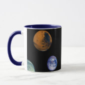 Solar System Voyager-Bilder Montage Space-Fotos Tasse (Links)