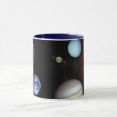 Solar System Voyager-Bilder Montage Space-Fotos Tasse (Zentrum)