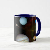 Solar System Voyager-Bilder Montage Space-Fotos Tasse (VorderseiteRechts)