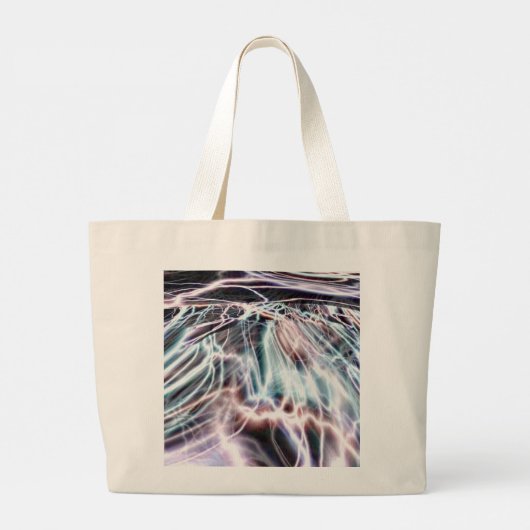 Solar Tide Large Tote Bag Jumbo Stoffbeutel (Rückseite)