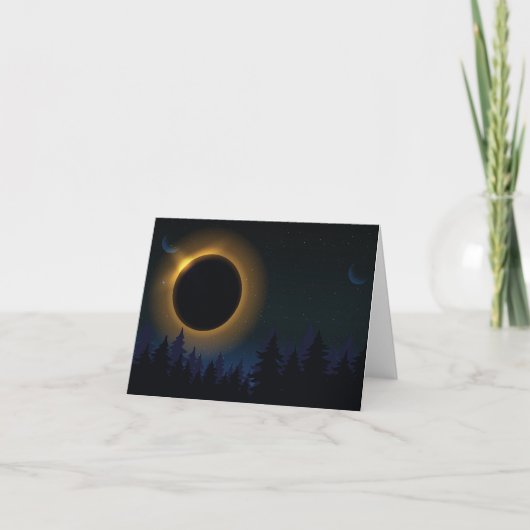 Solar- und Mondöklipse Einladung (Vorderseite)