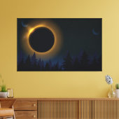 Solar- und Mondöklipse Leinwanddruck (Insitu (Wohnzimmer))