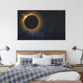 Solar- und Mondöklipse Leinwanddruck (Insitu (Schlafzimmer))