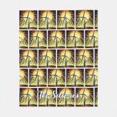 Solar- und Windenergie Fleecedecke (Vorderseite)