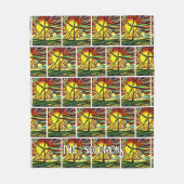 Solar- und Windenergie Fleecedecke (Vorderseite)