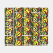 Solar- und Windenergie Fleecedecke (Vorderseite (Horizontal))