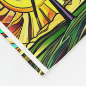 Solar- und Windenergie Fleecedecke (Ecke)