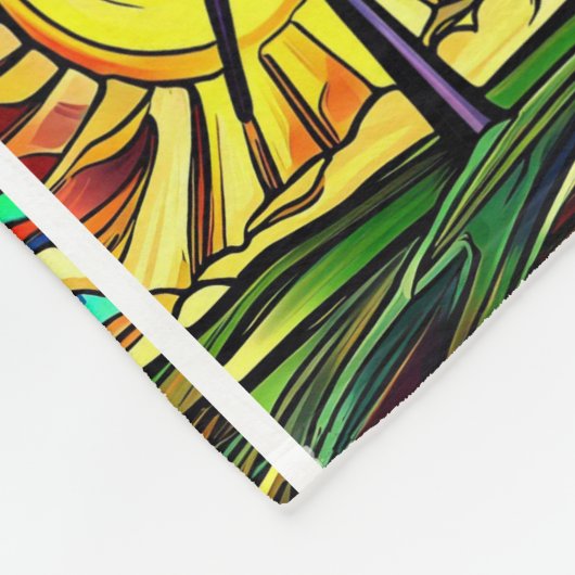 Solar- und Windenergie Fleecedecke (Ecke)