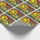 Solar- und Windenergie Geschenkpapier (Ecke)