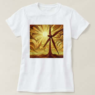 Solar- und Windenergie T-Shirt