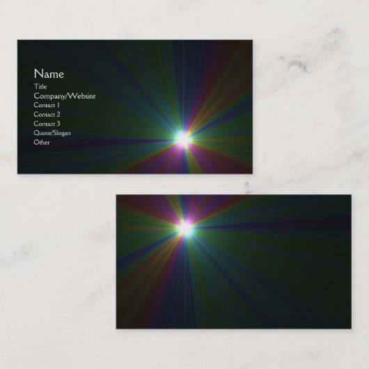 Solar Visitenkarte (Vorne/Hinten)