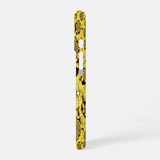 Solar vortex – spiraling infinity iPhone 16 hülle (Linke Seite)