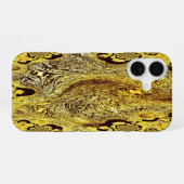 Solar vortex – spiraling infinity iPhone 16 hülle (Rückseite (Horizontal))