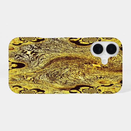 Solar vortex – spiraling infinity iPhone 16 hülle (Rückseite (Horizontal))