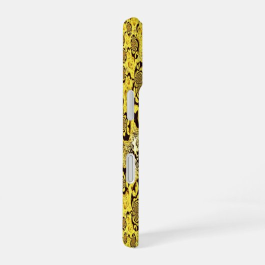 Solar vortex – spiraling infinity iPhone 16 hülle (Rechte Seite)